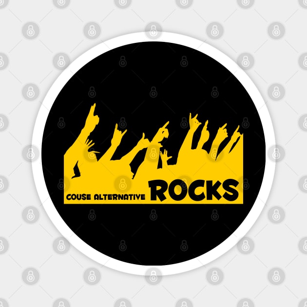 Exklusives "Cause Alternative Rocks" Design Magnet by Dojaja